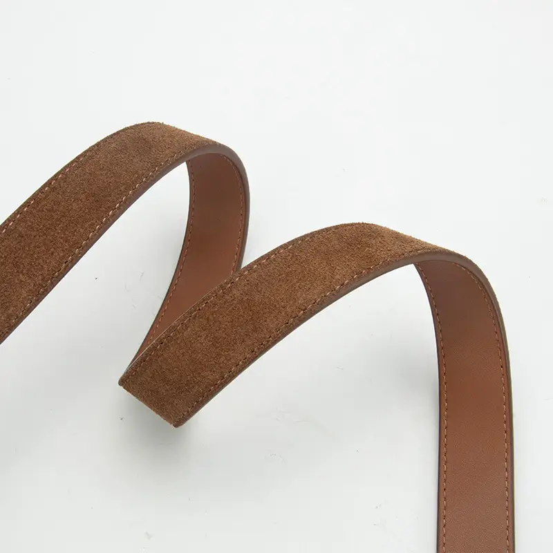 Purple Frosted Leather Belt with Decorative Buckle - Image 17