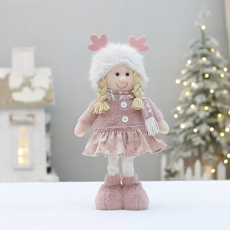 Christmas New Pink Velvet Doll for Boys Girls - Image 11