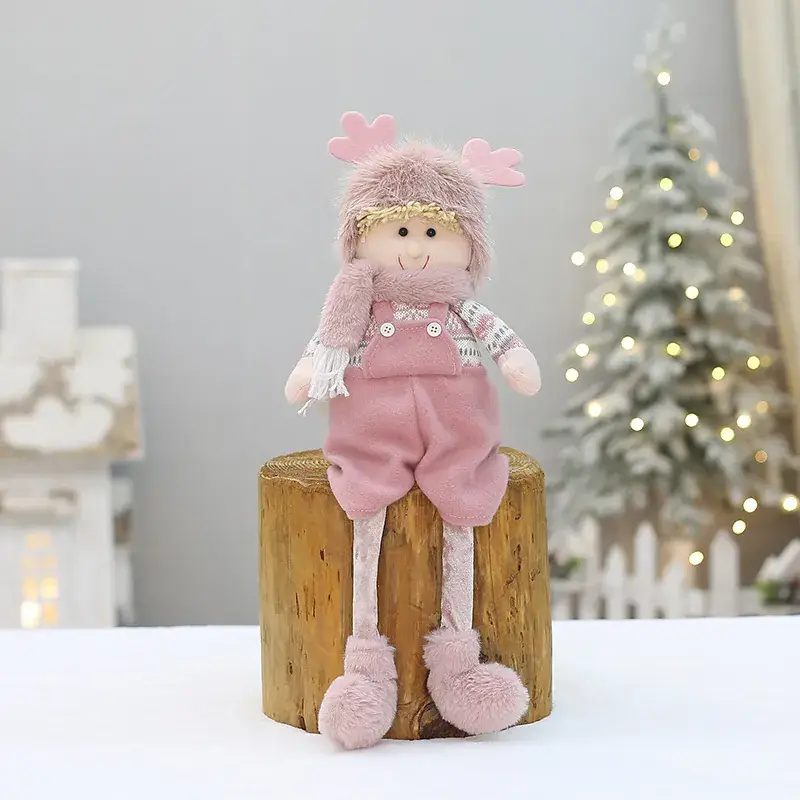 Christmas New Pink Velvet Doll for Boys Girls - Image 12