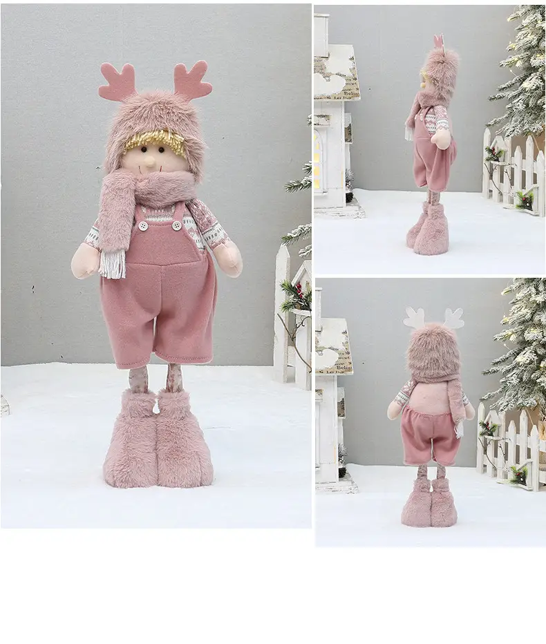 Christmas New Pink Velvet Doll for Boys Girls — feature 9