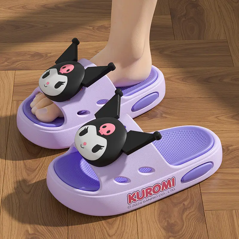 Melody Cartoon Sandals Women Purple Indoor - Image 7