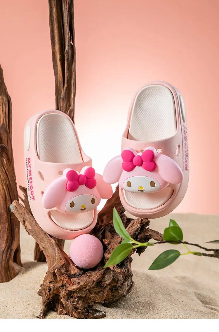 Melody Cartoon Sandals Women Purple Indoor — feature 13