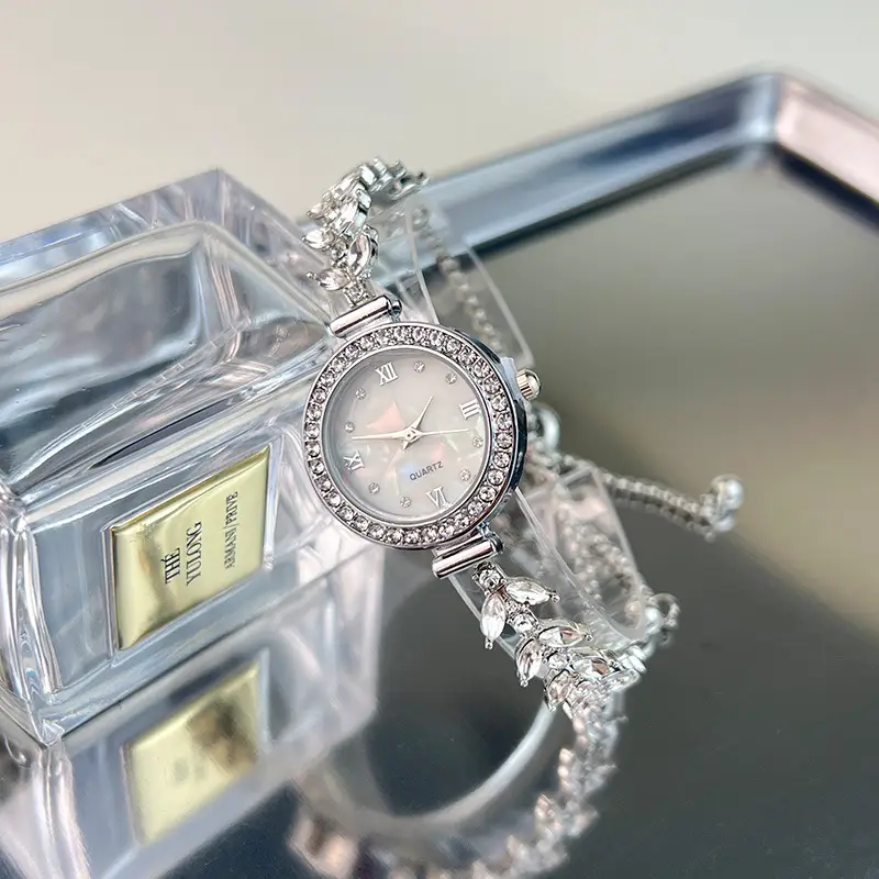 Mermaid Watch for Women Gold Diamond Adjustable Bracelet — feature 3