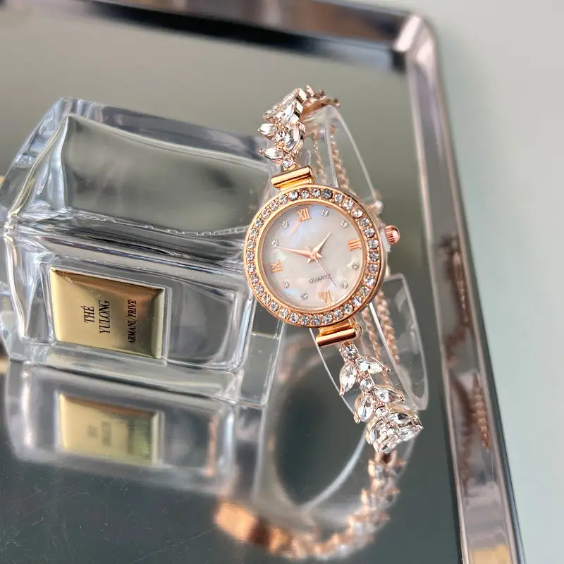 Mermaid Watch for Women Gold Diamond Adjustable Bracelet — feature 5