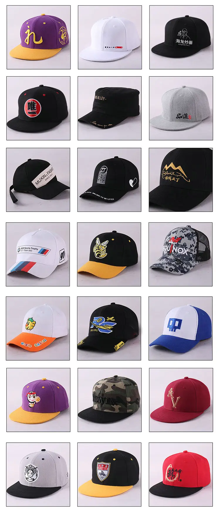 Blue Baseball Cap with Logo Print — feature 16