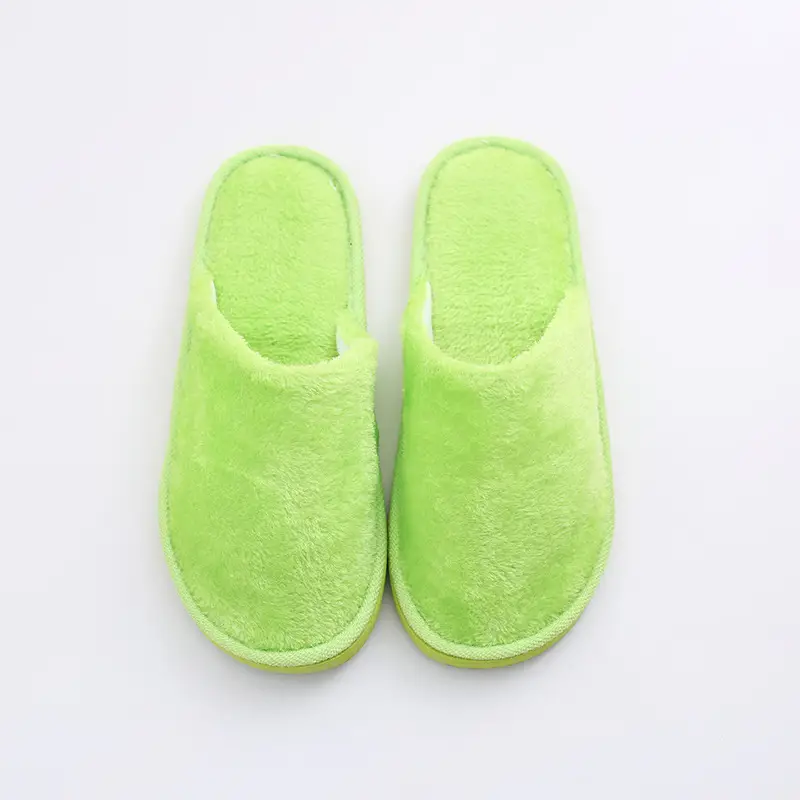 New plush indoor home autumn and winter wooden floor warm EVA moon cotton slippers Cixi men and women couples
