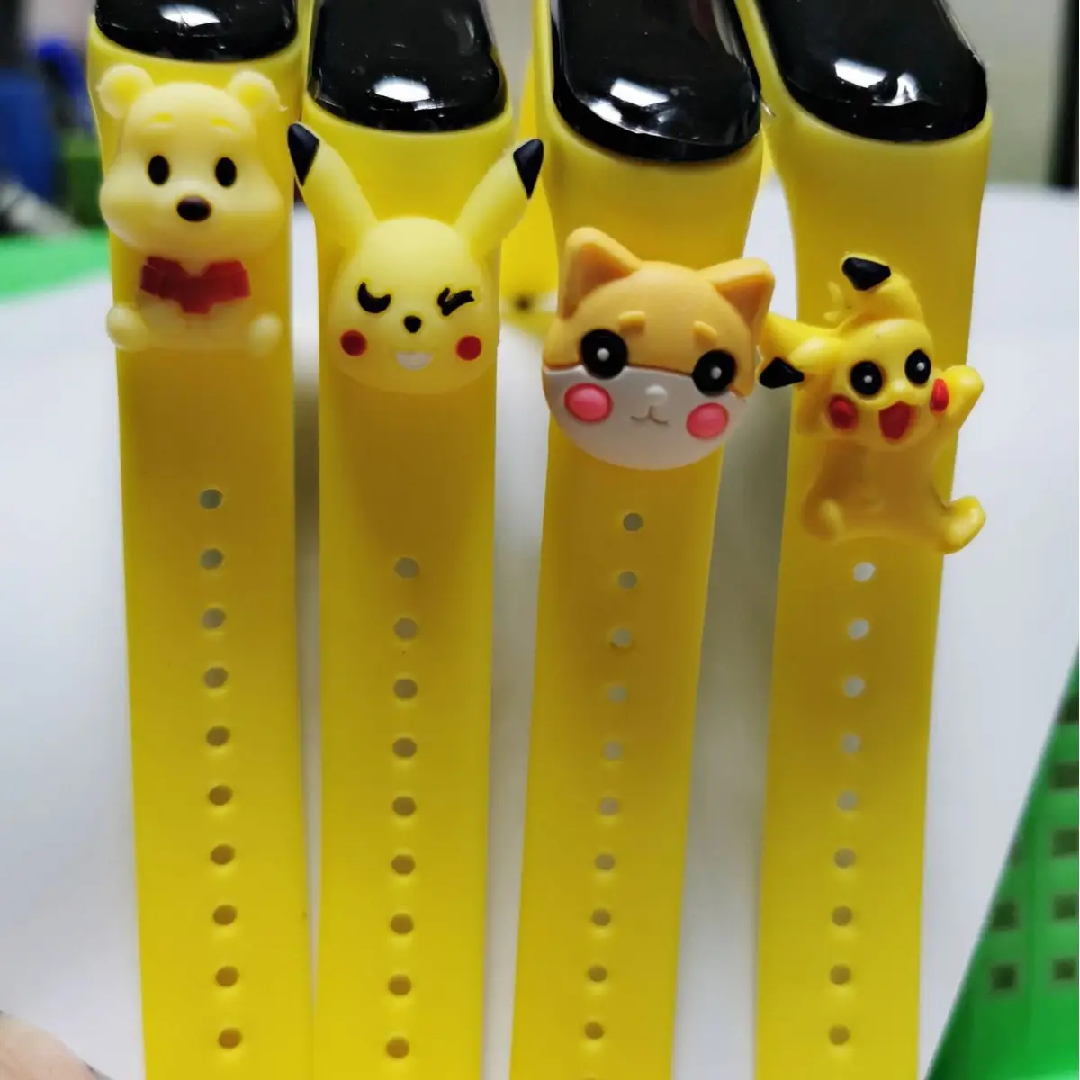 Kids Cartoon Touch Screen Digital Watch Yellow - Image 42