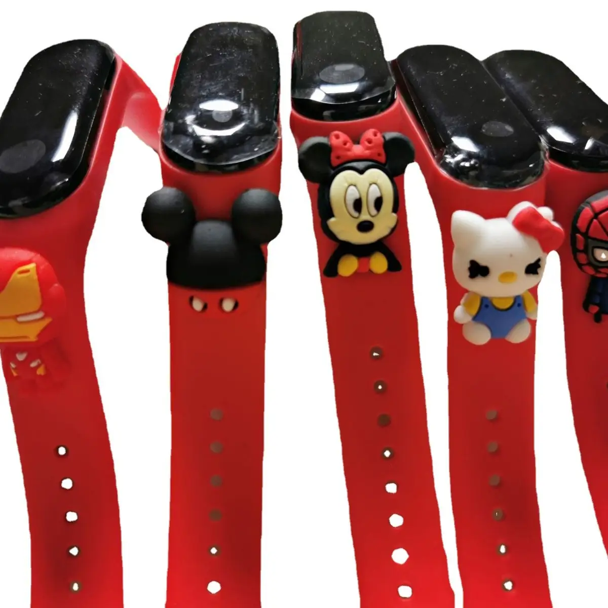Kids Cartoon Touch Screen Digital Watch Yellow - Image 43