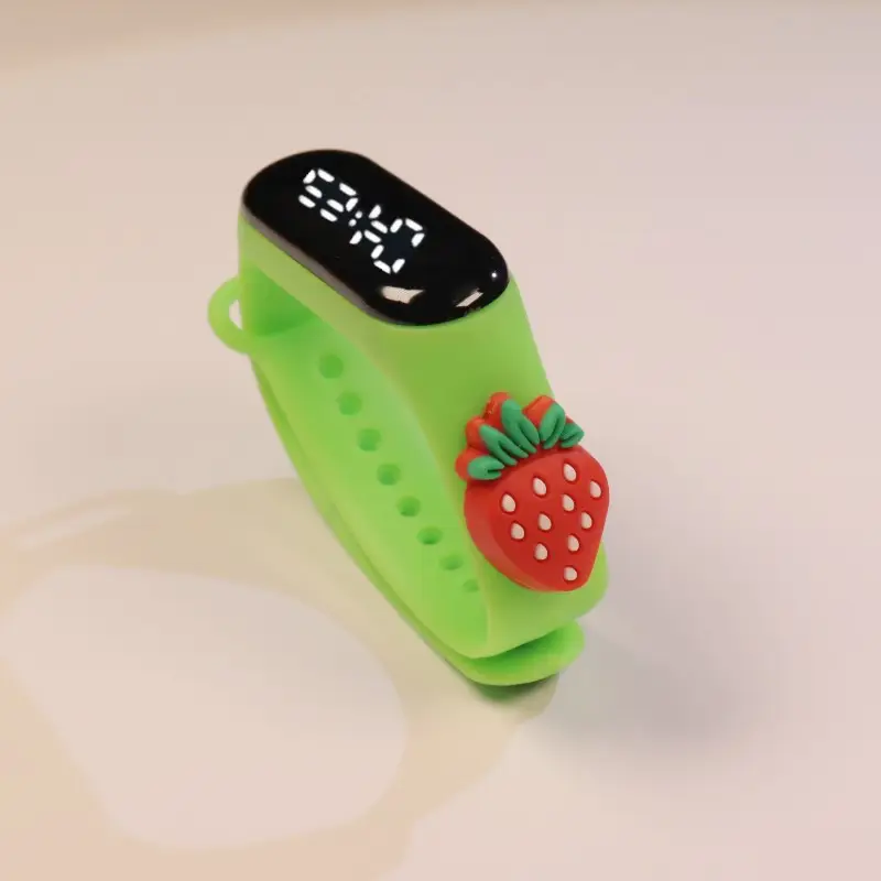 Kids Cartoon Touch Screen Digital Watch Yellow - Image 11