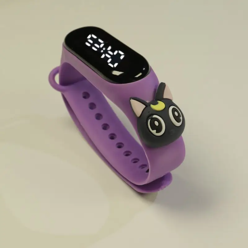 Kids Cartoon Touch Screen Digital Watch Yellow - Image 16
