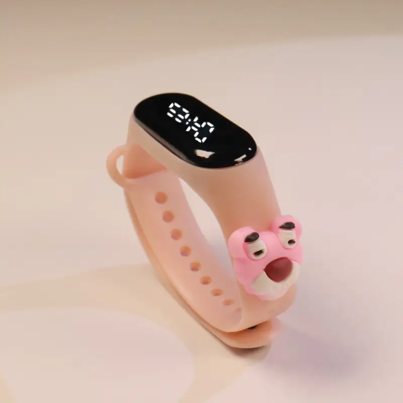 Kids Cartoon Touch Screen Digital Watch Yellow - Image 17