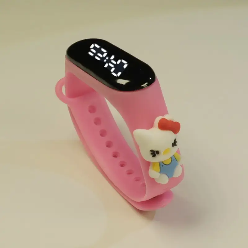 Kids Cartoon Touch Screen Digital Watch Yellow - Image 19