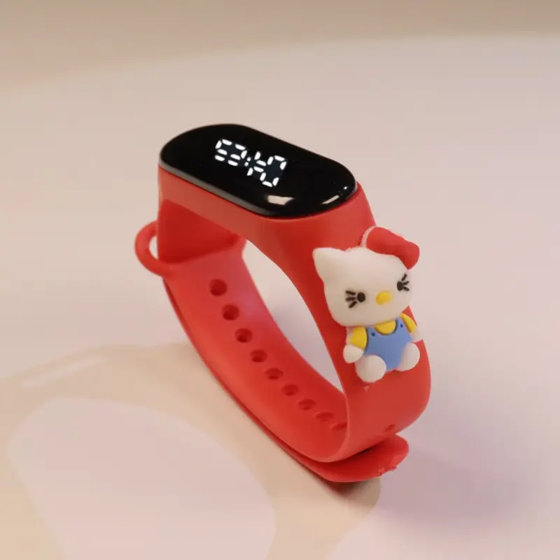 Kids Cartoon Touch Screen Digital Watch Yellow - Image 20