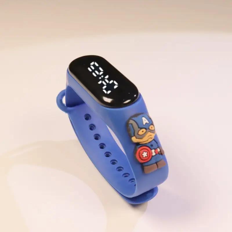 Kids Cartoon Touch Screen Digital Watch Yellow - Image 22