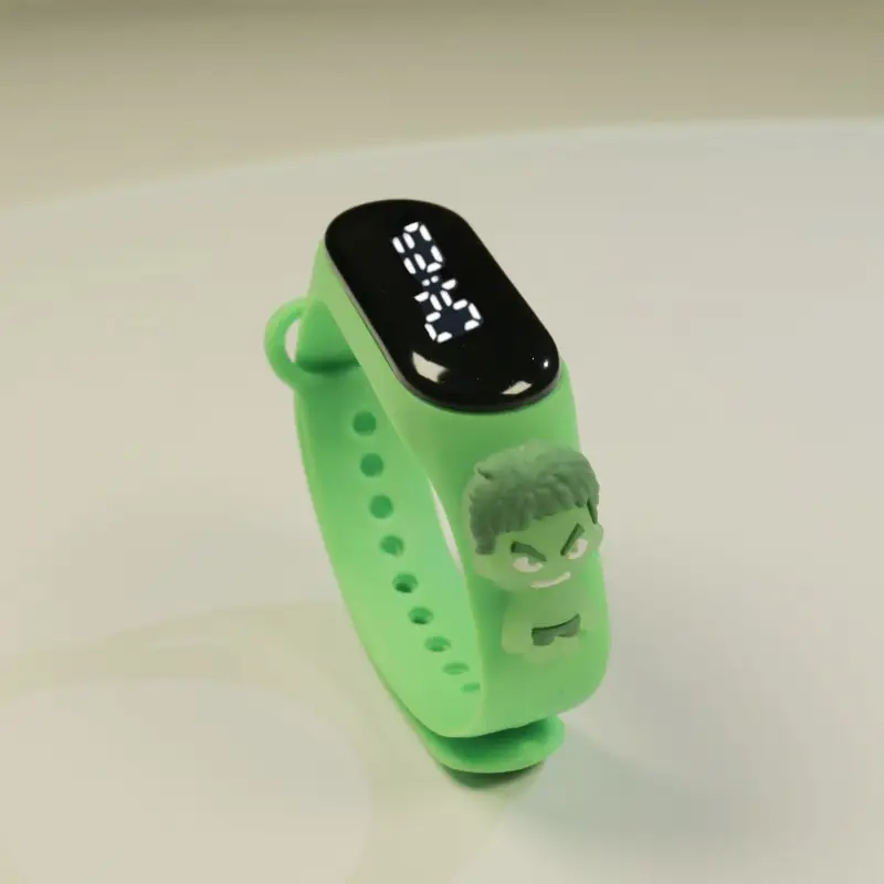 Kids Cartoon Touch Screen Digital Watch Yellow - Image 23