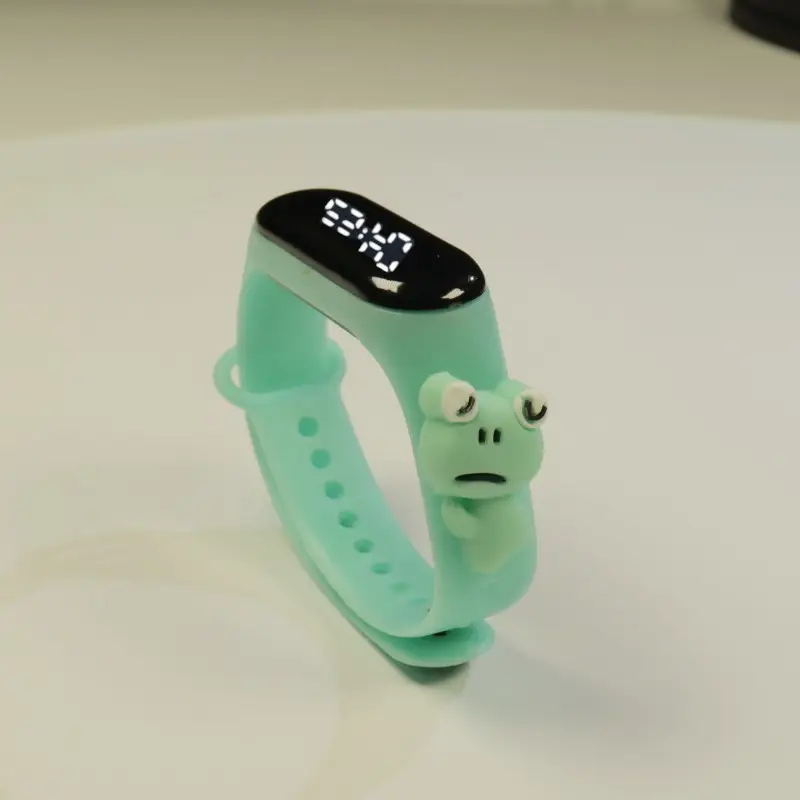 Kids Cartoon Touch Screen Digital Watch Yellow - Image 25