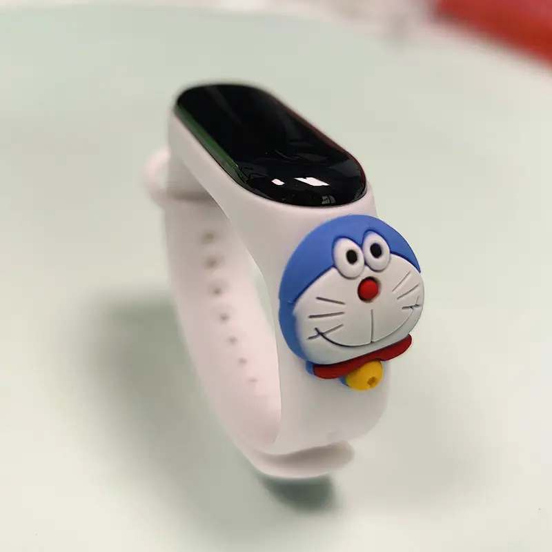 Kids Cartoon Touch Screen Digital Watch Yellow - Image 3