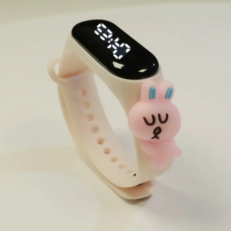 Kids Cartoon Touch Screen Digital Watch Yellow - Image 31