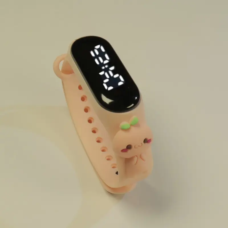 Kids Cartoon Touch Screen Digital Watch Yellow - Image 32