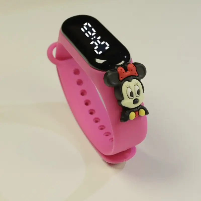 Kids Cartoon Touch Screen Digital Watch Yellow - Image 33