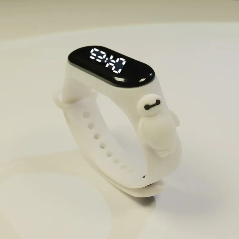 Kids Cartoon Touch Screen Digital Watch Yellow - Image 34