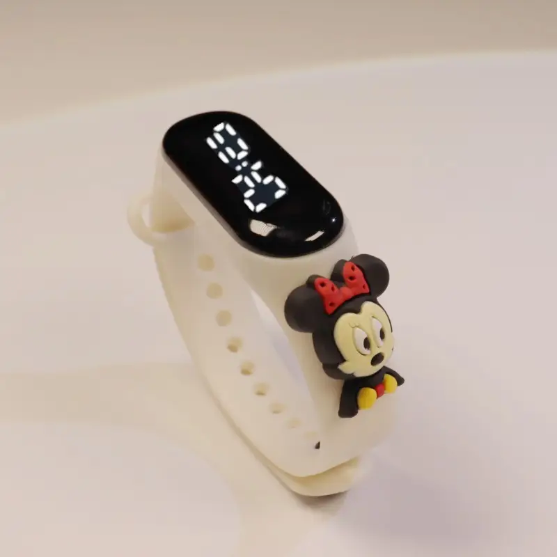 Kids Cartoon Touch Screen Digital Watch Yellow - Image 35