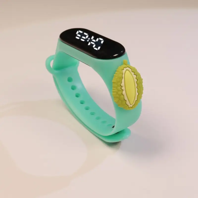 Kids Cartoon Touch Screen Digital Watch Yellow - Image 36