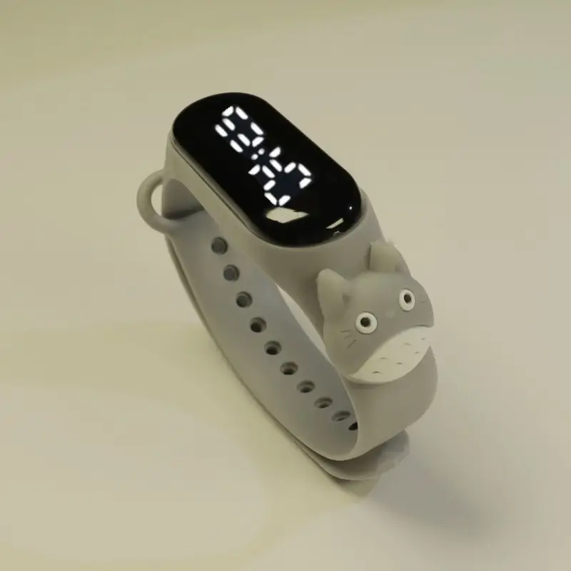 Kids Cartoon Touch Screen Digital Watch Yellow - Image 6