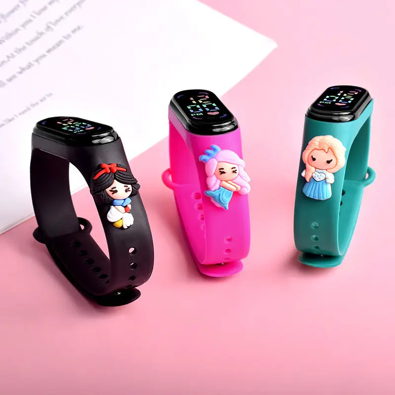Cute Anime Princess LED Watch for Girls Pink - Image 11