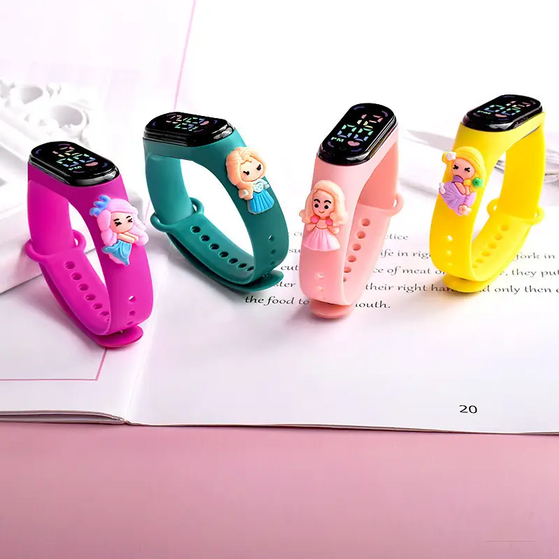 Cute Anime Princess LED Watch for Girls Pink - Image 12