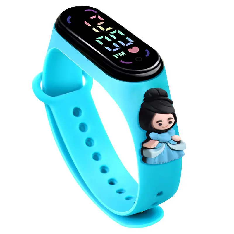 Cute Anime Princess LED Watch for Girls Pink - Image 2