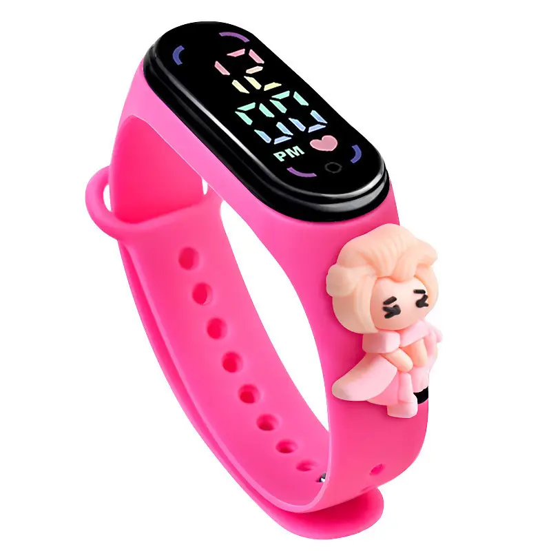 Cute Anime Princess LED Watch for Girls Pink - Image 5