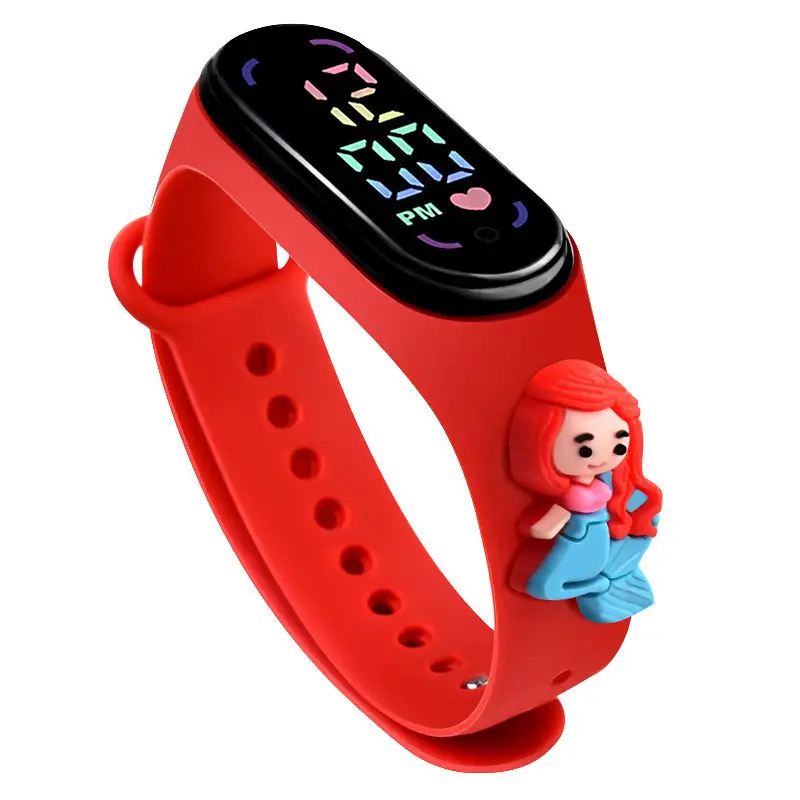 Cute Anime Princess LED Watch for Girls Pink - Image 6