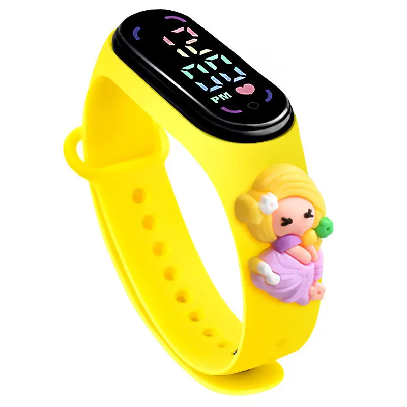 Cute Anime Princess LED Watch for Girls Pink - Image 7