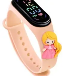 Cute Anime Princess LED Watch for Girls Pink - Image 9