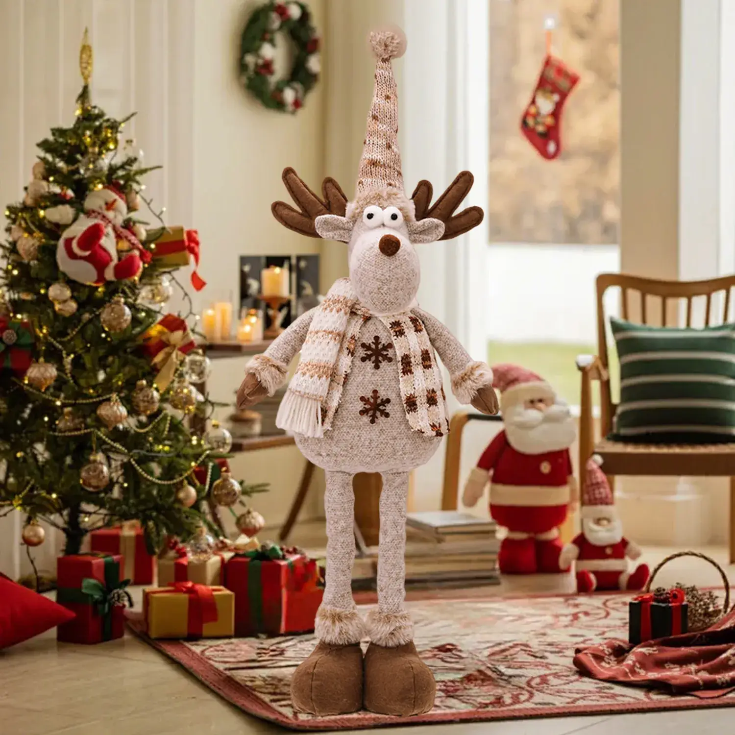 Telescopic Doll Ornaments for Christmas Holiday Decor