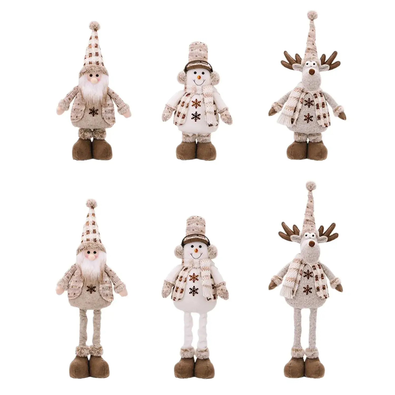 Telescopic Doll Ornaments for Christmas Holiday Decor