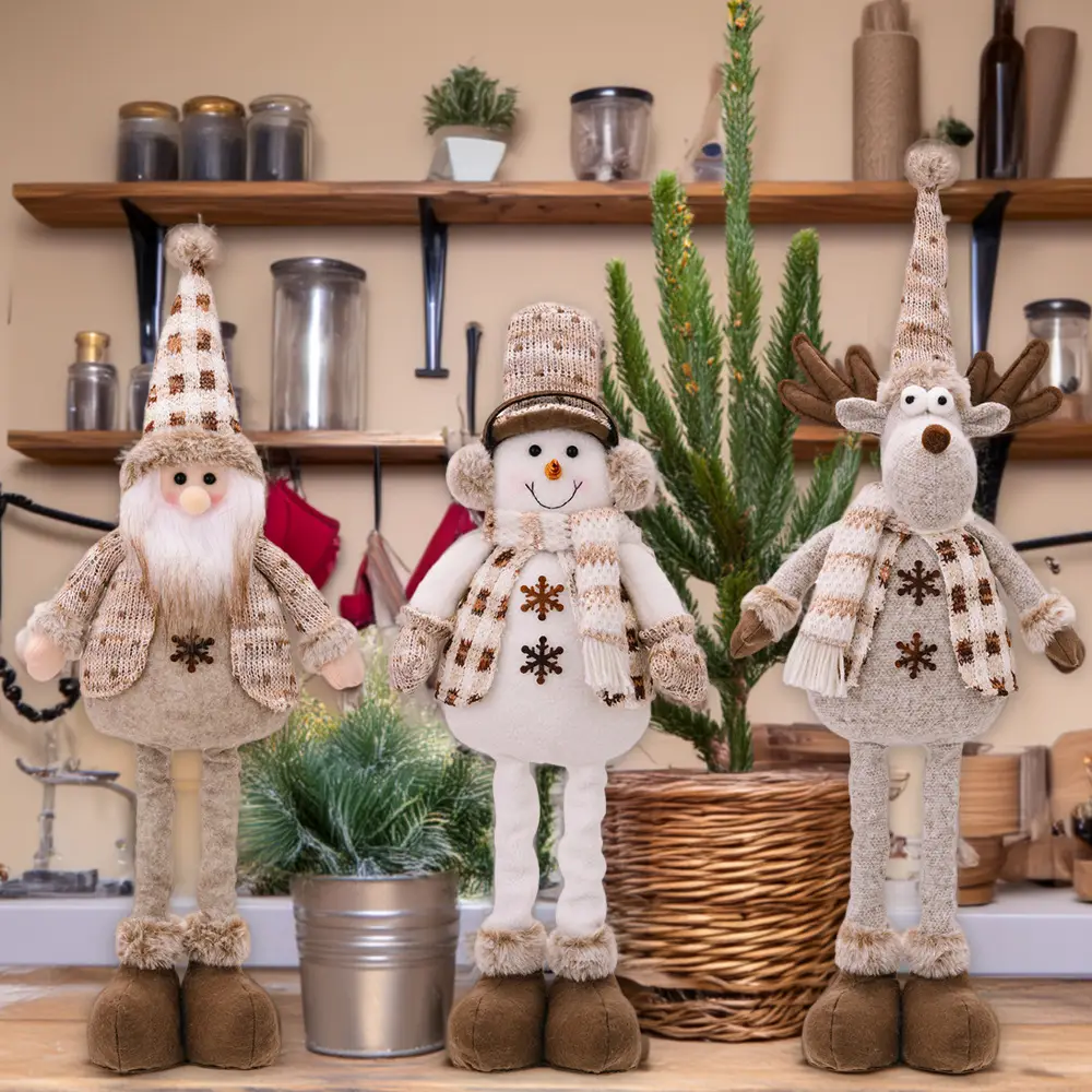 Telescopic Doll Ornaments for Christmas Holiday Decor — feature 1