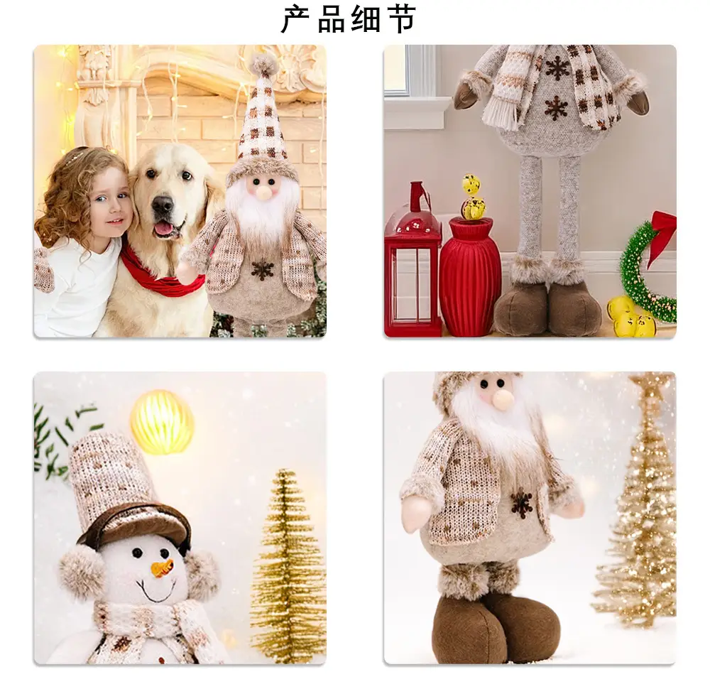 Telescopic Doll Ornaments for Christmas Holiday Decor — feature 5