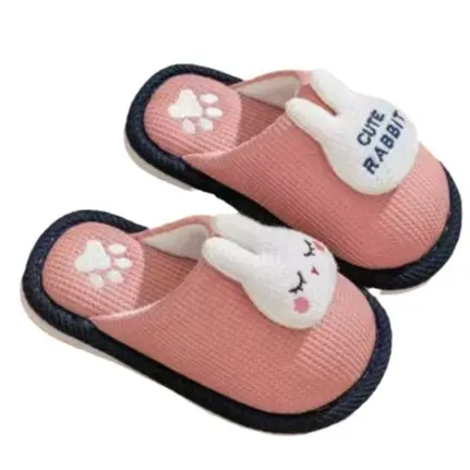 Children's cotton winter shoes parent-child non-slip baby indoor boys and girls autumn and winter warm home cotton slippers wholesale