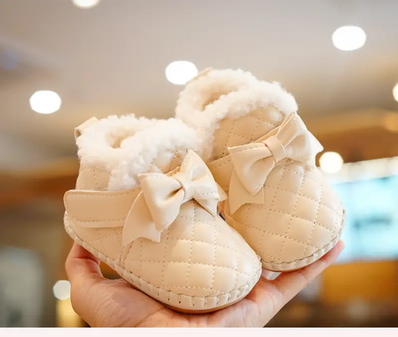 Baby Shoes Fleece Lined Winter Toddler Shoes 0-1Y — feature 2