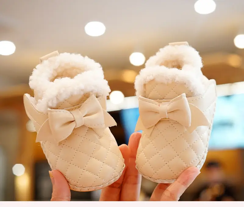 Baby Shoes Fleece Lined Winter Toddler Shoes 0-1Y — feature 3