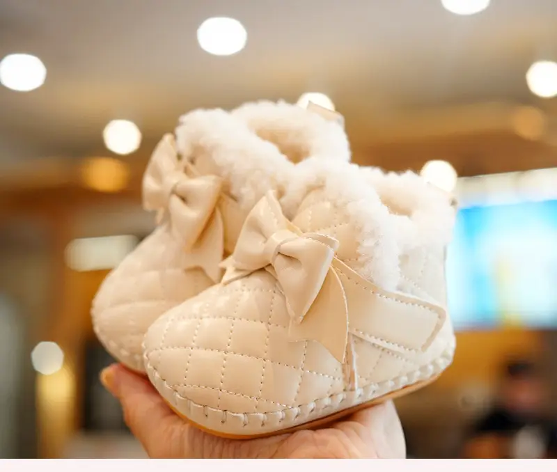 Baby Shoes Fleece Lined Winter Toddler Shoes 0-1Y — feature 4