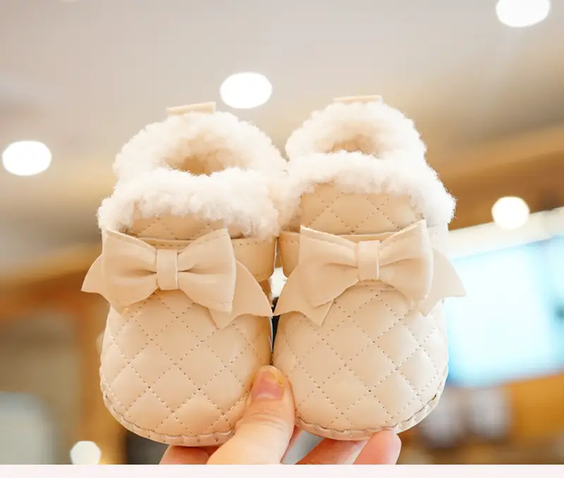 Baby Shoes Fleece Lined Winter Toddler Shoes 0-1Y — feature 5