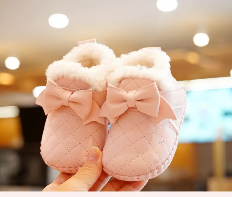 Baby Shoes Fleece Lined Winter Toddler Shoes 0-1Y — feature 7