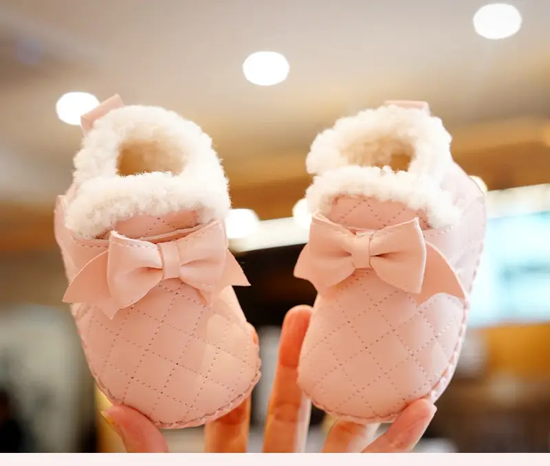 Baby Shoes Fleece Lined Winter Toddler Shoes 0-1Y — feature 8