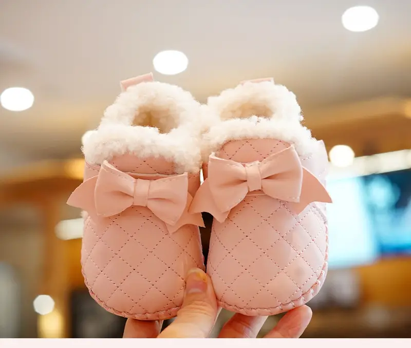 Baby Shoes Fleece Lined Winter Toddler Shoes 0-1Y — feature 9