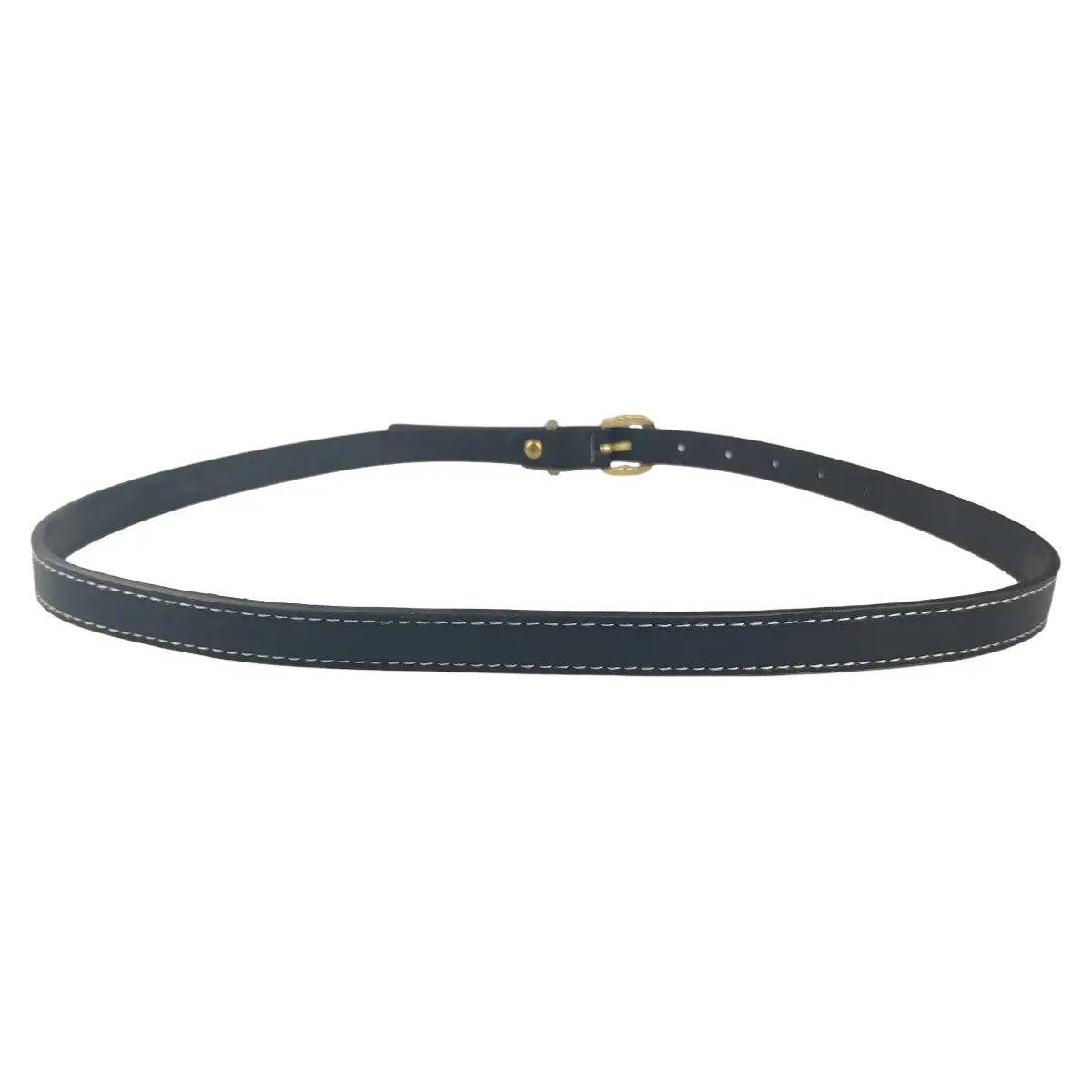 Black PU Belt with Vintage Gold Buckle for Women — feature 6