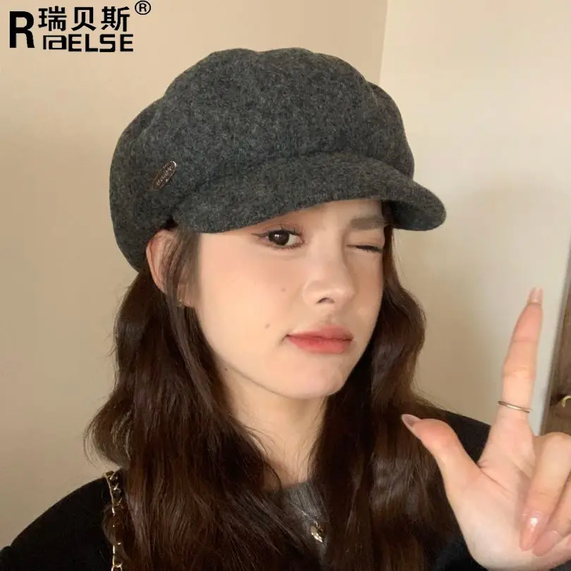 Women Wool Bailey Hat Autumn Winter Casual Elegant Cap - Image 4