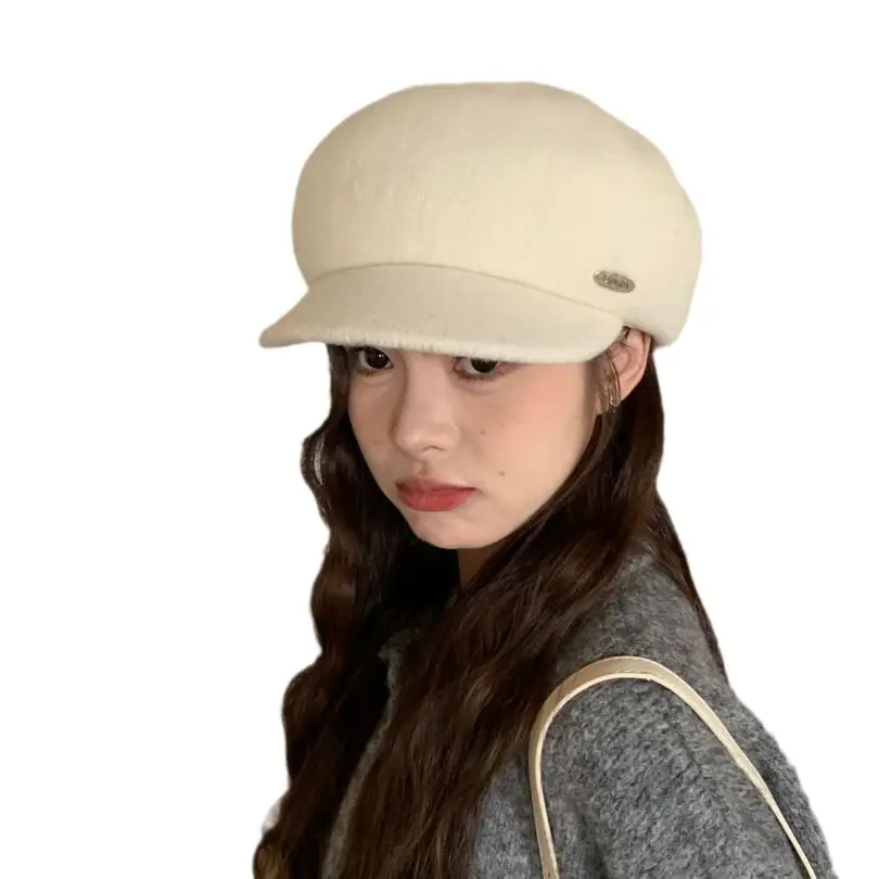 Women Wool Bailey Hat Autumn Winter Casual Elegant Cap - Image 8